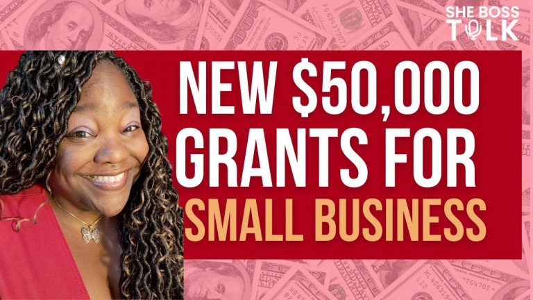 NEW $50,000 GRANT FOR SMALL BUSINESS | SHE BOSS TALK