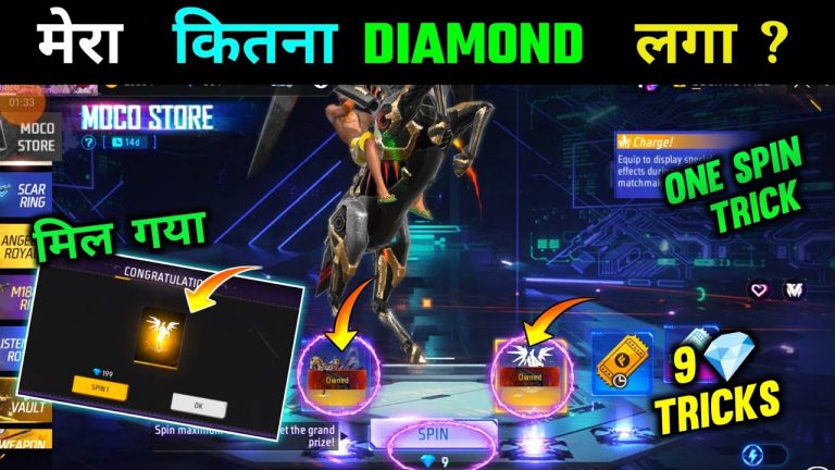 New Charge Animation 9 Diamond Spin Tricks Moco Store 1 Spin Trick Kitna Diamond Lagega Ff New Event