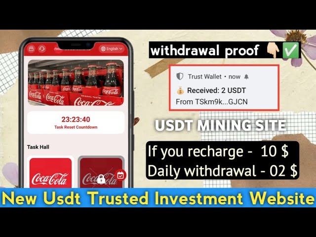 New Usdt Mining Site | usdt earning site | trx usdt mining app | Cloud Mining | usdt investment site