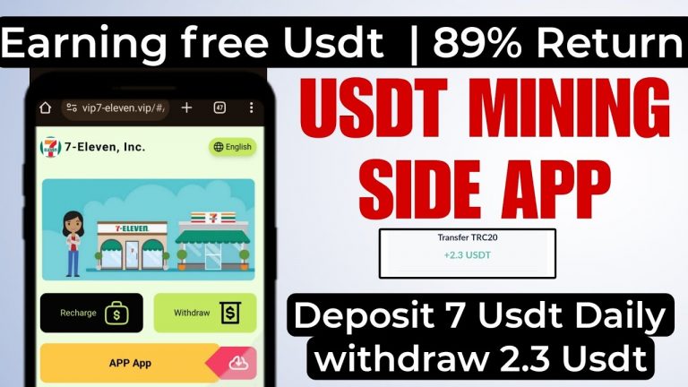 New investment Side Today in 2024 | Global withdraw | Cloud mining site Trx and usdt mining site app