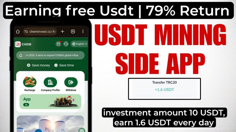 New investment Side Today in 2024 | Global withdraw | Cloud mining site Trx and usdt mining site app