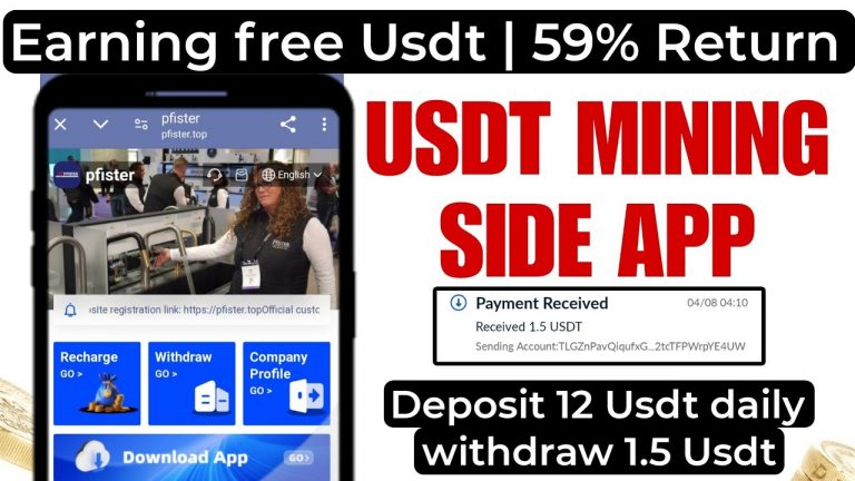 New investment Side Today in 2024 | Global withdraw | Cloud mining site Trx and usdt mining site app