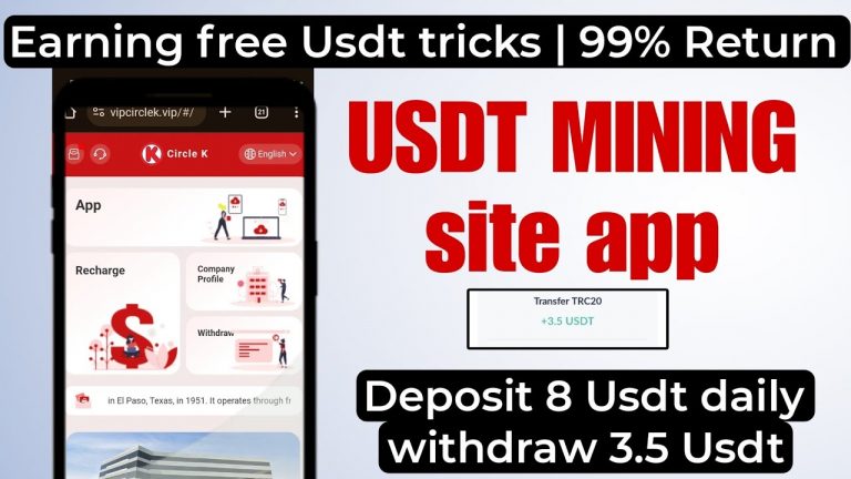 New investment Side Today in 2024 | Global withdraw | Cloud mining site Trx and usdt mining site app