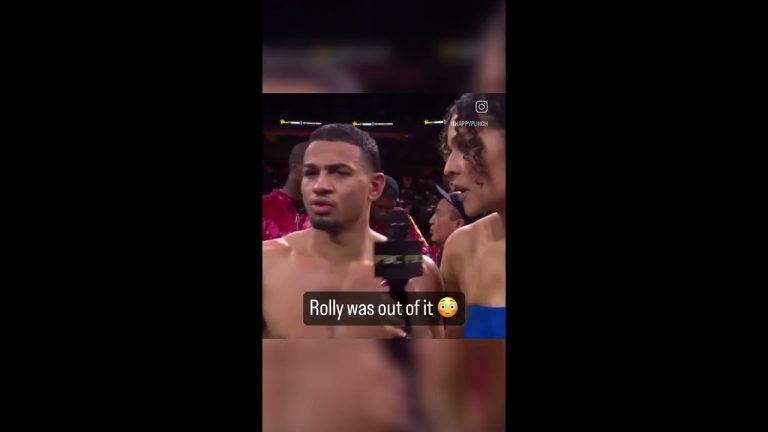 OSCAR DE LA HOYA RIPS ROLLY ROMERO FOR GETTING STOPS BY ISAAC CRUZ LAUGHS AT ROLLY