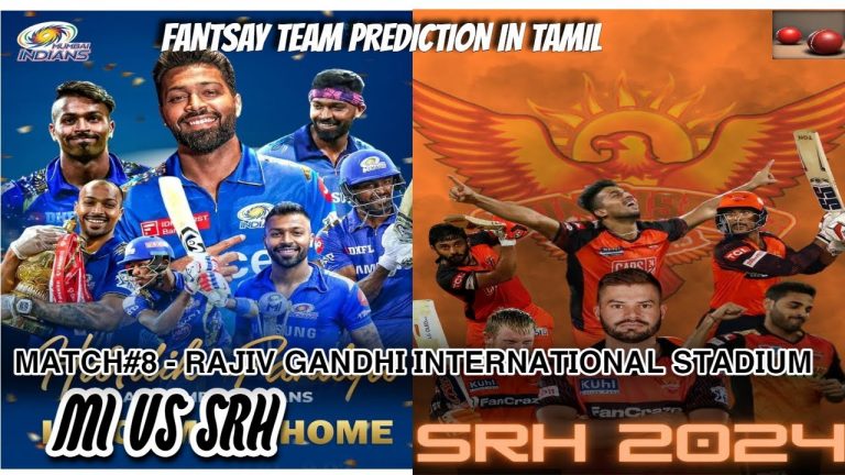 SRH VS MI|| Match#8 TATA IPL 2024 || Fantasy Match Preview || Player Stats