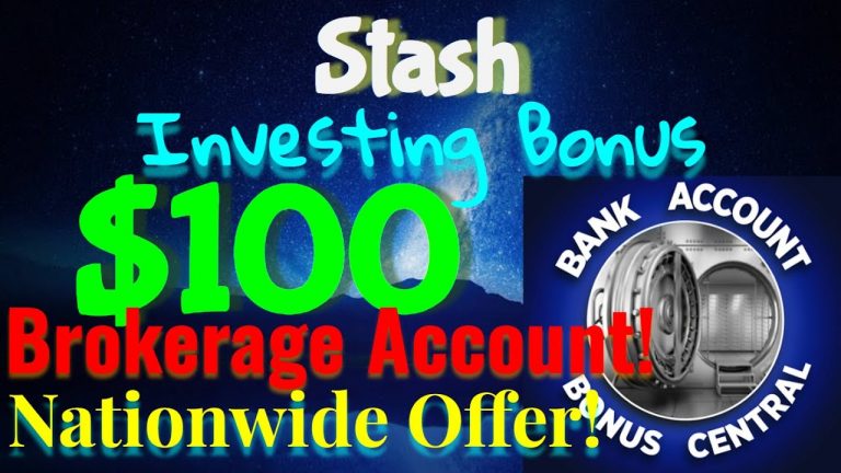 Stash $100 Investing Bonus! Nationwide Offer!