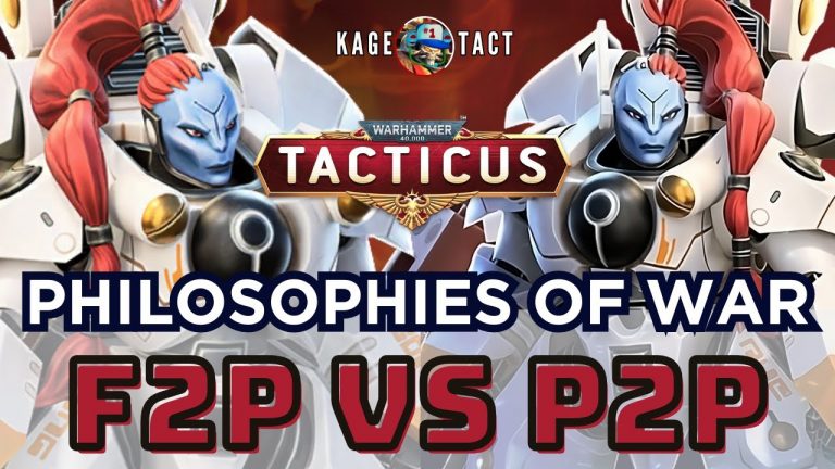 Warhammer 40k Tacticus – Philosophies of War F2P VS P2P Shadowsun