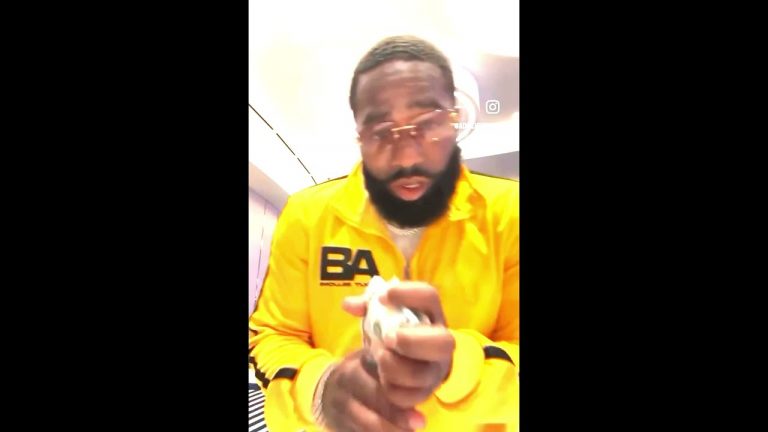 Adrien BRONER gambling his purse from Blair Cobbs fight wow im rich I can do this now