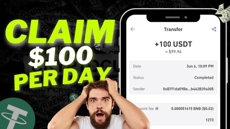 FREE $100 USDT AIRDROP | Claim Free USDT Per Day | Telegram Bot Unlimited Referrals | Crypto News