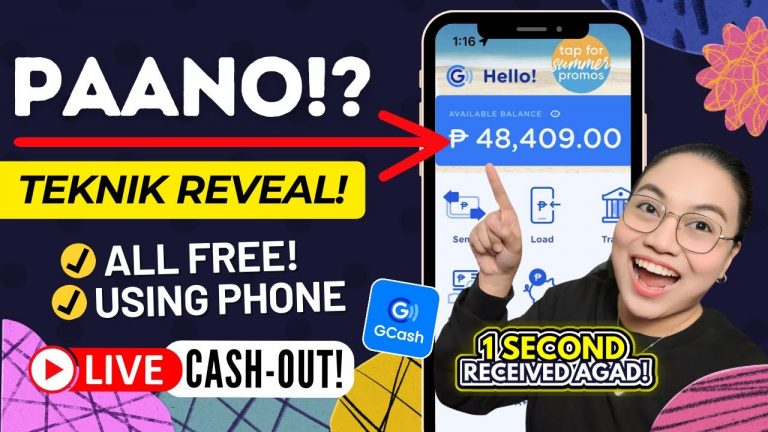 P50K+ GCASH KINITA KO SA APP NA’TO ALL FREE: PAANO?! + TEKNIK REVEAL | INSTANT PAYMENT PA! GAMIT CP