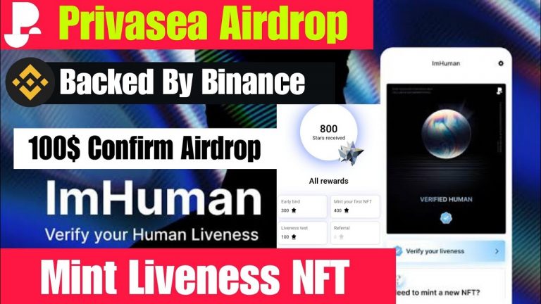 Privasea Airdrop | New Crypto Airdrop | Backed By Binace Airdrop | InHuman Mint NFT | Crypto Airdrop