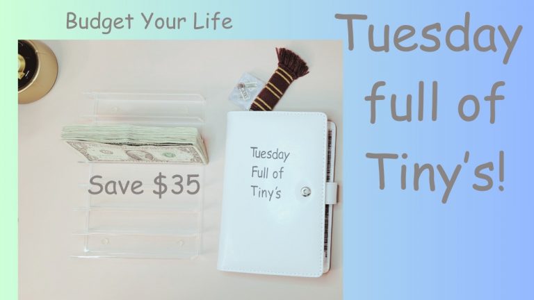 Tiny Tuesday Savings Challenges | $35