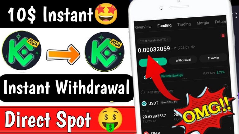 $10 Instant Loot Per Account | Kucoin Exchange New Offer ! l Instant withdrawal Loot #cryptoloot