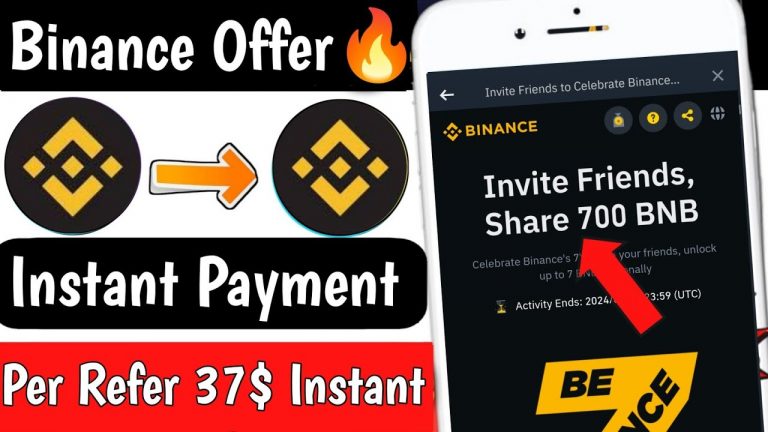 37$ PER REFFER INSTANT || BINANCE NEW REFFER OFFER || INSTANT PAYMENT NEWOFFER TODAY #binanceloot