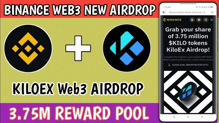 BINANCE WEB3 NEW AIRDROP TODAY KILOEX AIRDROP 3.75M TOKEN ALL TASKS WEB3 NEW AIRDROP #digitaltricks