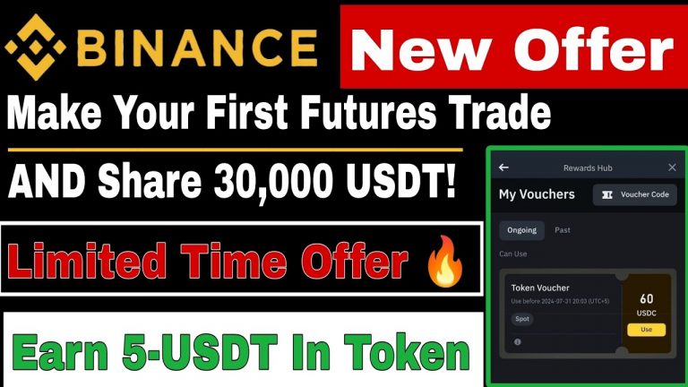 Binance New Offer | Earn 5$-USDT In Token Voucher | Binance Offer Today | Binance Offer