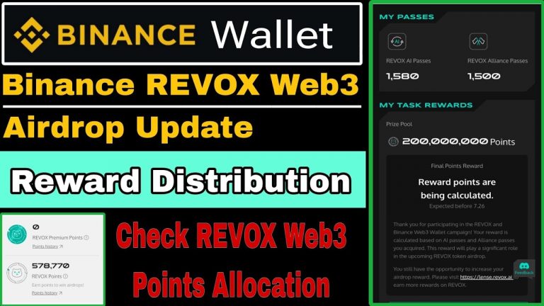 Binance REVOX Web3 Airdrop Claim Update | Earn More REVOX Points | Binance Web3 Airdrop