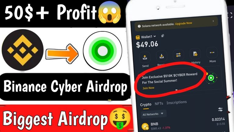 Binance Web3 New Airdrop Cyber ConnectAirdrop| Binance Web3 Walet Airdrop Cyber SocialSummer Airdrop