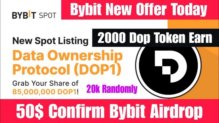 Bybit DOP1 Airdrop | Earn 2000 DOP1 | Bybit New Airdrop | Bybit DOP1 Offer | Bybit New Offer Today