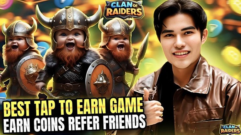 CLAN OF RAIDERS NEW PLAY TO EARN AIRDROP GAME FREE COINS REFER FRIENDS