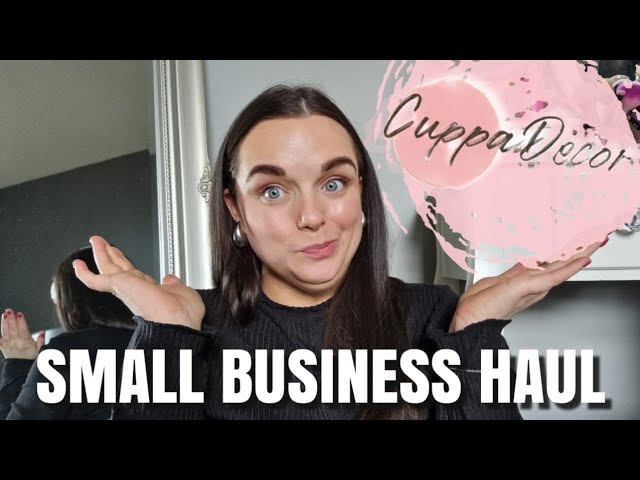 CUPPA DECOR HAUL|SMALL BUSINESS HAUL| CUTE PERSONALISED ITEMS YOU DID NOT KNOW YOU NEEDED!!