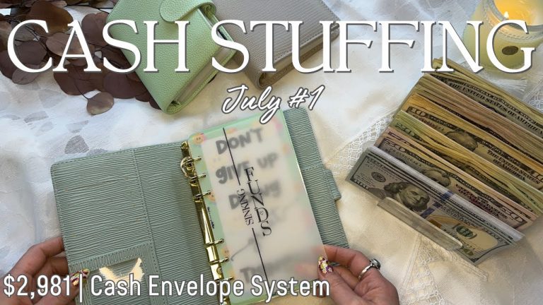 Cash Envelope Stuffing $2,981 | July 2024 | Dave Ramsey Inspired | Sinking Funds | Cash Stuffing