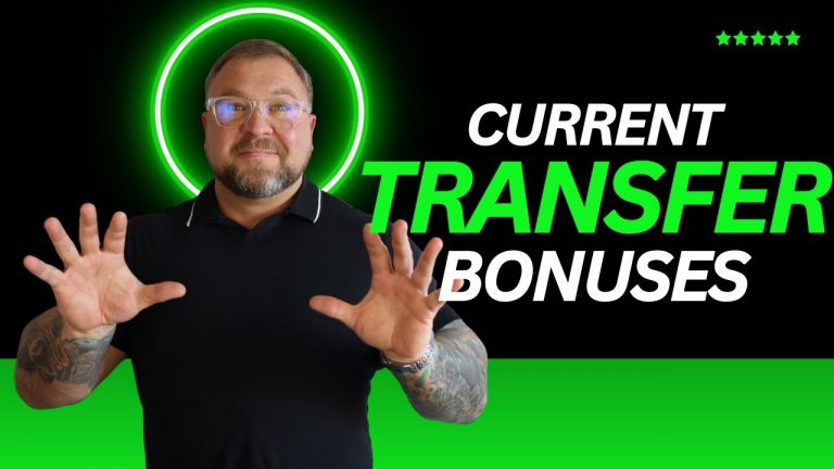 Current Credit Card Transfer Bonuses!!!