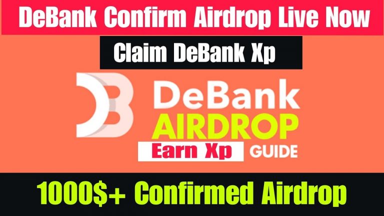 Debank Potential AIRDROP | Claim Instant Debank XP | New Crypto Airdrop | Debank Airdrop Full Guide