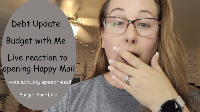 Debt?! | Debt Plan | Budget Week 2 of July | Happy Mail Reaction!