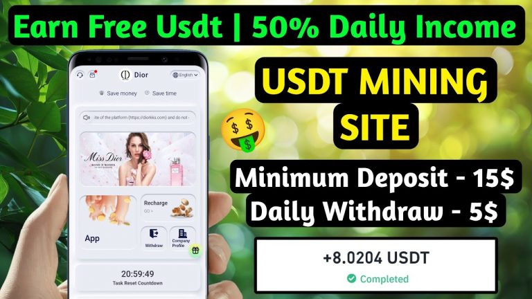 Earn Usdt 2024 || USDT Mining || Free Mining Usdt || Usdt Mining Site || Earn Free $40 USDT Daily