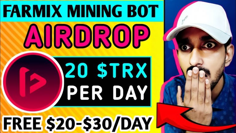 Free TRX Mining | Free Trx Earning App | Farmix Mining Bot | Free Trx Telegram Bot | Free Trx