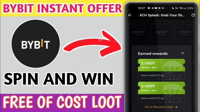 INSTANT PAYMENT LOOT BYBIT NEE SPIN OFFER NO INVEST FREE OF COST LOOT LIVE 2$ CLAIM #digitaltricks