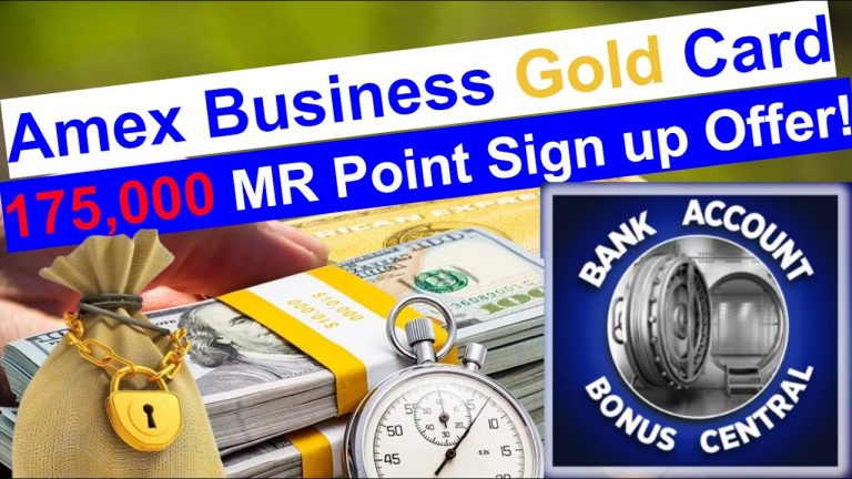 Limited Time: American Express Business Gold Card With A Massive 175,000 Mr Point Sign-up Bonus!