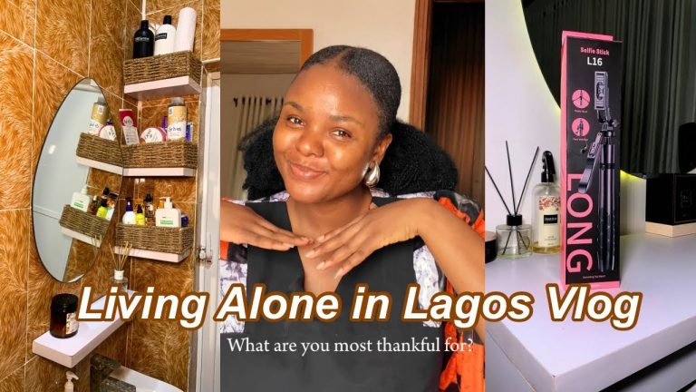 Living alone Diaries|Clean with Me, Mid Year Thanksgiving, I caught a FLU, Life of a Nigerian girl