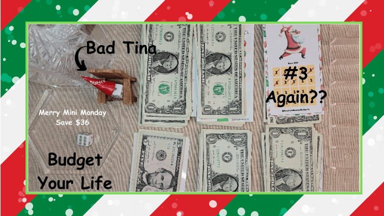 Merry Mini Monday Savings Challenges | Bad Tina | Christmas in July