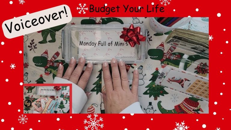 Merry Mini Monday Savings Challenges | Voiceover | Christmas in July