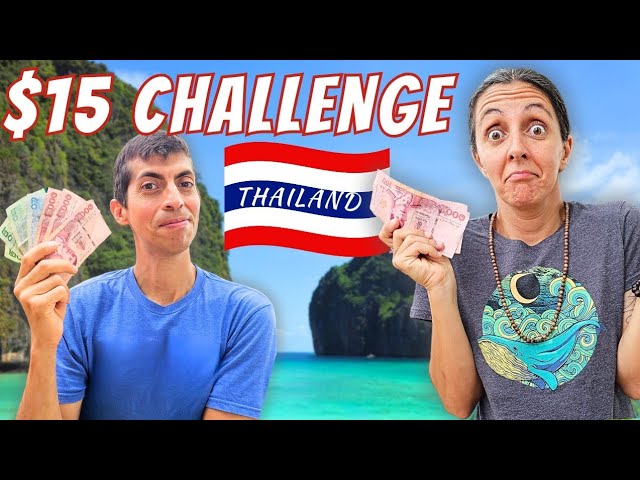 SURVIVING $15 A DAY CHALLENGE THAILAND – Street food, Hotels, and Activities | Ep.15