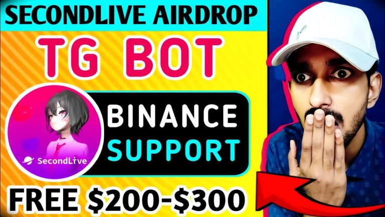 Secondlive Airdrop | Secondlive Telegram Mining Bot | New Telegram Mining Bot | Secondlive Crush