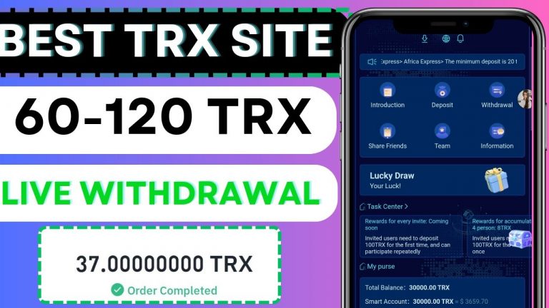 TRONDF | Trx mining website in 2024 | New tron earning apps | free trx mining site