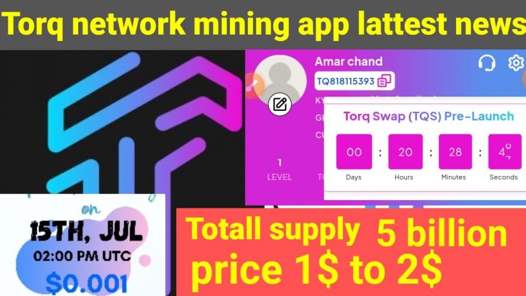 Torq network mining app lattest news and price news