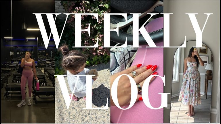 WEEKLY VLOG: post vacay reset + trader joes haul + new nails + baby shower gift idea + try on haul!