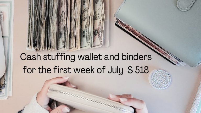 Weekly Cash Stuffing | Wallet and Binders | Week 1 of July