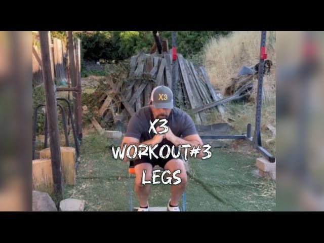 X3 workout#3 Legs. July 26, 2024