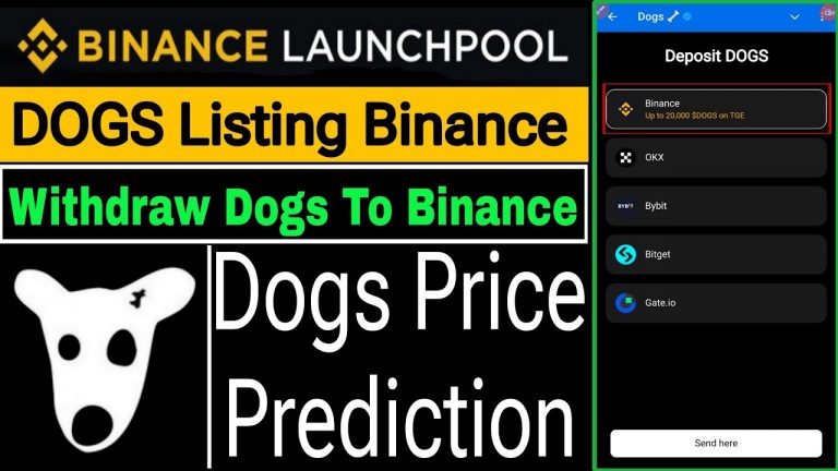 Binance DOGS Listing | DOGS Binance Launchpool | Withdraw Dogs To Binance | Dogs Price Prediction