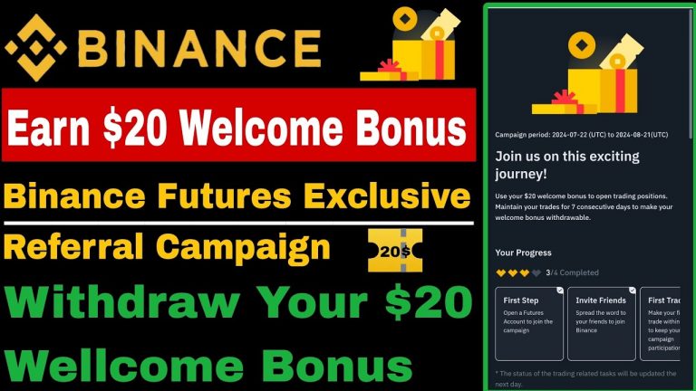 Binance Future Referral Campaign Update | Earn Instant 20$ Wellcome Bonus | Withdraw Your $20 Bonus