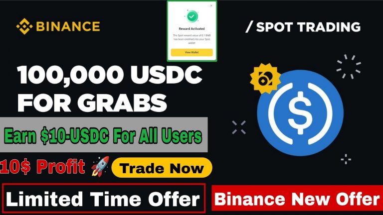 Binance New Offer Today | Earn $10-USDC For All Users | Limited Time Offer | Binance New Offer