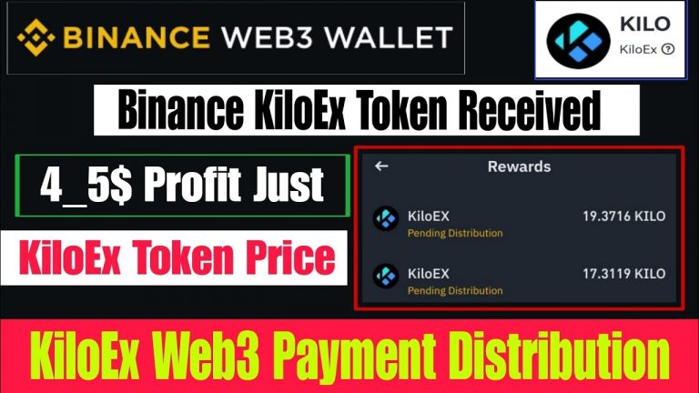 Binance Web3 KiloEx Airdrop Received | Binance KiloEx Airdrop Listing Update | Binance Web3 Airdrop