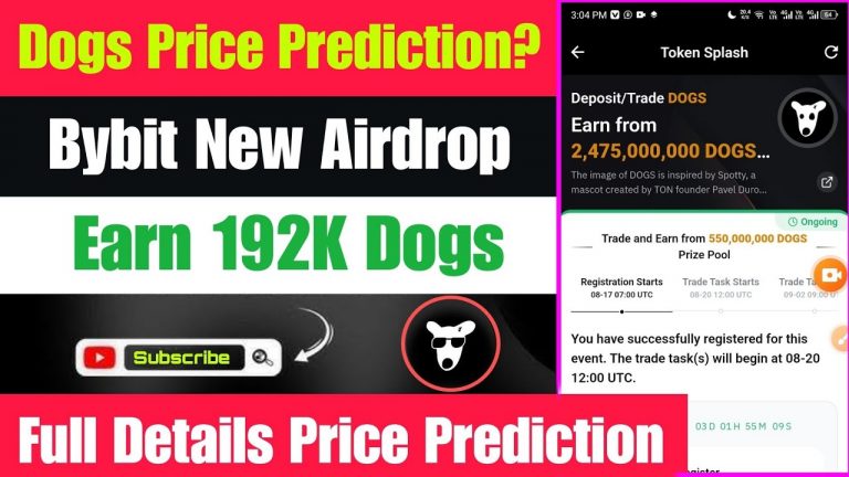 Bybit DOGS Airdrop Today | DOGS Price Prediction | Bybit New Airdrop Today | DOGS Airdrop New Update