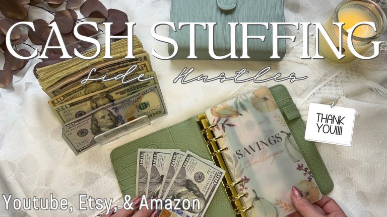 Cash Envelope Stuffing Side Income | Dave Ramsey Inspired | Savings Challenges | Cash Stuffing