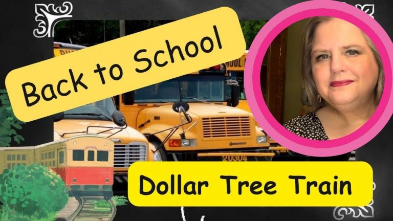 DOLLAR TREE TRAIN | BACK TO SCHOOL COLLABORATION | 14 Channels with Giveaways